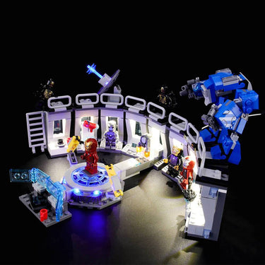Lego Iron Man Hall of Armor 76125 Light Kit